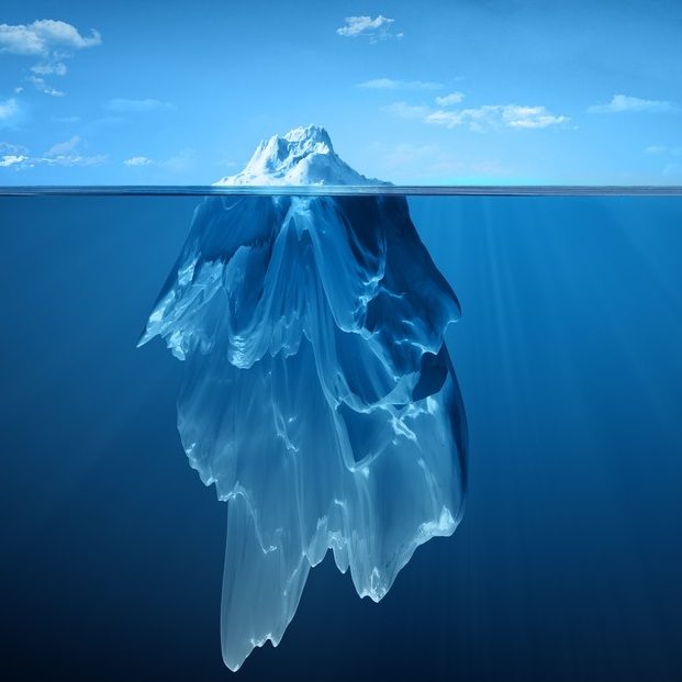 Средний айсберг весит 20 миллионов тонн