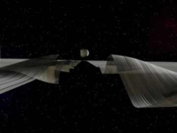 Дафнис — спутник-хулиган, летающий в кольцах Сатурна