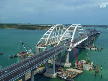 16 мая запускается автодорожное движение по Крымскому мосту
