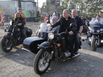 Владимир Путин: «Ночные волки» — крутые и мужественные ребята