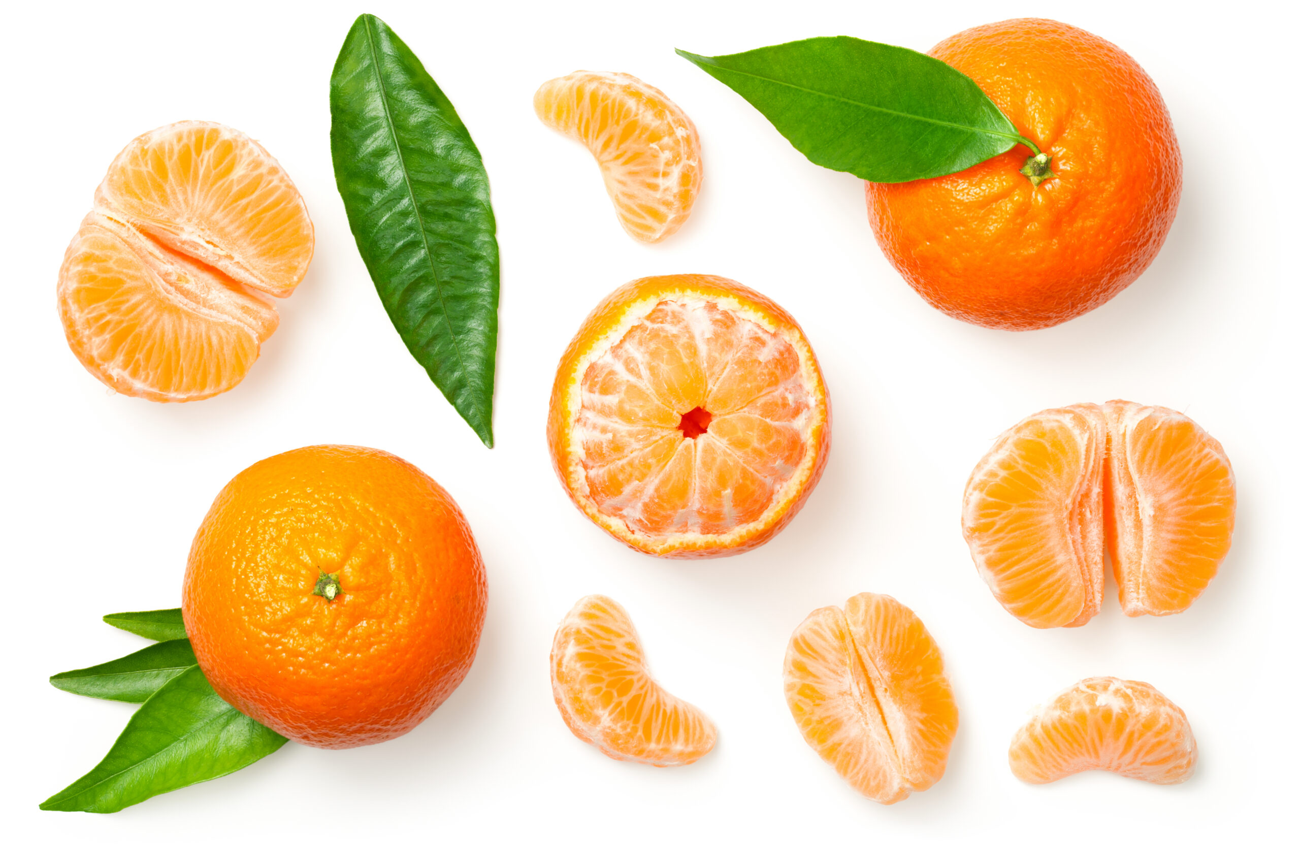 У отца есть 5 различных апельсинов. Апельсин сверху. Мандарин на белом фоне. Мандарин сверху. Апельсин вид сверху.