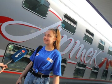“Artek” train arrived in Crimea