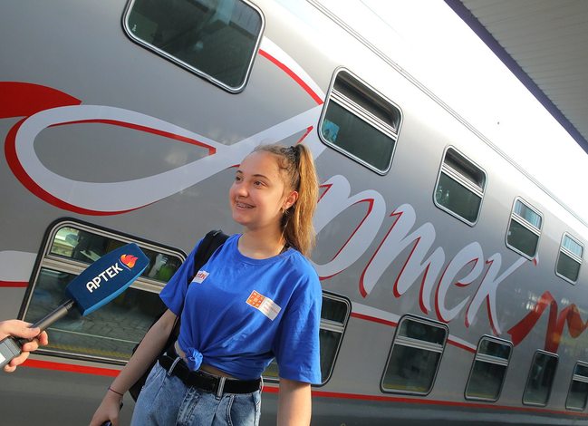 “Artek” train arrived in Crimea