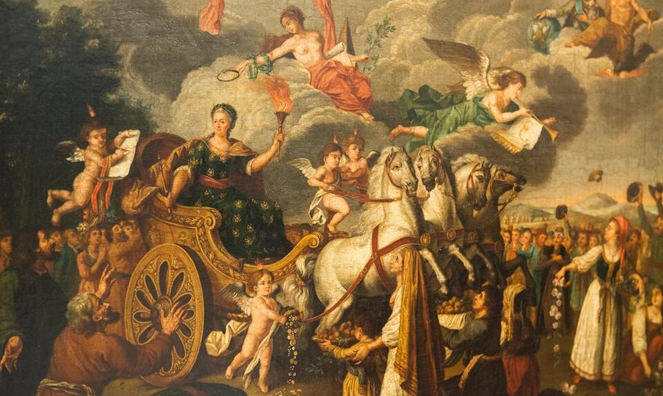 Allegory of Catherine IIs voyage by anonim after F.de Meys 18th c. GIM e1647428979165 14