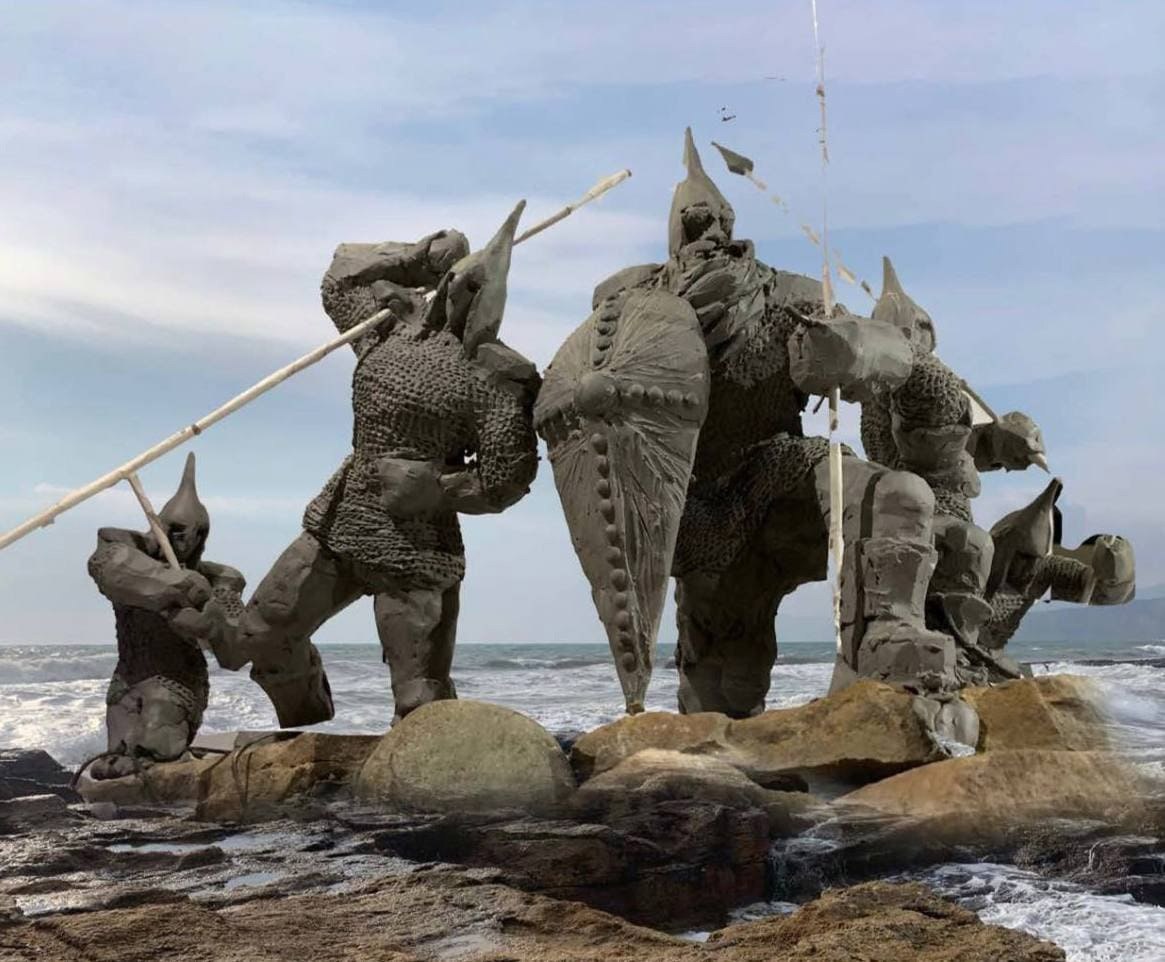 В академии «Меганом» создали скульптуры для подводного арт-парка
